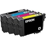 MONDO STAMPA - COMPATIBILE MULTIPACK (4 PCS) 1 x BK/C/M/Y Cartucce d inchiostro per Epson 1X T0551 T0552 T0553 T0554 compatibile con Epson Stylus Photo R240; R245; RX420; RX425; RX520