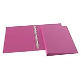 Favorit Raccoglitori ad Anelli Sprint in Cartone, 22 x 30cm, 4 Anelli Tondi da 30mm, Rosa