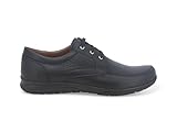 Melluso Uomo Scarpe Estive Stringate Comfort Tomaia Pelle 44 / Nero