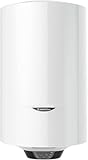 Ariston Pro1 Eco Slim - Thermos elettrico, 30 litri, a basso consumo verticale, scaldabagno elettrico, con funzione ECO 37,3 x 35,3 x 63,1 cm, prodotto per l installazione in Spagna