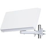 Selfsat H30 D1 Antenna piatta per 1 utente, Bianco