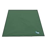 Azarxis Telo Sotto Tenda Telo Impermeabile Campeggio Telo Pavimento Telo Ombreggiante Campeggio Parasole da Spiaggia (Verde, L (2,4 x 2,2 m))