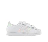 Adidas Superstar CF C, Scarpe da Ginnastica, Ftwr White/Ftwr White/Ftwr White, 34 EU