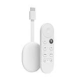 Google TV Chromecast con (4K) Bianco Ghiaccio - Intrattenimento in streaming sulla TV con telecomando e ricerca vocale - Guarda film, Netflix, DAZN e molto altro, in qualità fino a 4K HDR