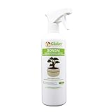 GLOBER Concime Bonsai Liquido Spray 500ml - Pronto all uso - Fertilizzante Naturale Liquido Spray - Concime Organico Azotato con Alghe Brune