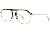 Christian Dior Diorstellairev Occhiali da Sole, Black Gray Rust / 00 Demo Lens, 54 Unisex-Adulto