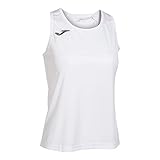 Joma Maglia a Bretelle Montreal Maglietta, Bianco, S Donna