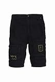 Aeronautica Militare Bermuda BE041CT da Uomo, Pantaloncini, Shorts (50 L IT, 34300 Jet Black)