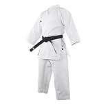 adidas WKF - Uniforme da Karate da Uomo, Donna, Bambino, 226,8 g, Arti Marziali Gi, Bianco, 170 UK