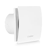 Bosch Aspiratore da bagno 1500 W 100 - Ventilatore da Bagno e Toilette per Combattere Muffa e Umidità - Con Sensore di Umidità e Timer - Diametro da 100mm
