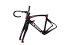 twitter Telaio Bici da Corsa in Full Carbonio 1k Freno a V F100mm /R130mm Taglia 54