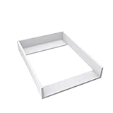 REGALIK Fasciatoio per Malm Ikea, 72 cm x 50 cm, rimovibile per comò, colore bianco, con materiale ABS 1 mm