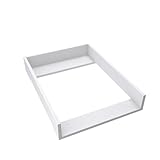 REGALIK Fasciatoio per Malm Ikea, 72 cm x 50 cm, rimovibile per comò, colore bianco, con materiale ABS 1 mm