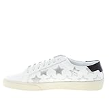 Saint Laurent Donna Sneaker Court Classic SL/06 California in Pelle Bianco con Stelle Color Bianco Size 41