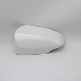 Misura per Toyota Yaris 2012 2013 2014 2015 2016 2017 2018 2019 Coperchio specchietto retrovisore esterno Wing Door Side Mirror Shell Cap Housing-bianco lato sinistro