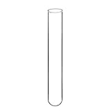 stonylab 20-Pack Provetta per Fondo Rotondo in Vetro Borosilicato, 20mm OD et 150mm in Lunghezza, Glass Test Tube (Confezione da 20)