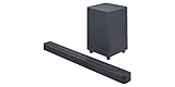 JBL Bar 500, Soundbar a 5.1 Canali per TV e Subwoofer Wireless, con Telecomando, Dolby Atmos e MultiBeam Surround Sound, PureVoice, Potenti Bassi, Connessione HDMI eARC con 4K Dolby Vision, Nero