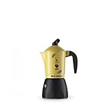 Bialetti Caffettiera Orzo Express, 2 Tazze, Pensata per preparare un Orzo Espresso, Non adatta a induzione, Giallo