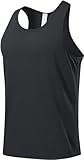 USUN Canotte Uomo Mesh Asciugatura Rapida Maglie Senza Maniche Fitness Tank Top Uomo da Sportivo Canotte da Allenamento atletiche Canotte da Corsa Muscolose Asciugatura Maglia Tecnica