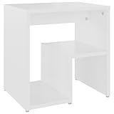 vidaXL Comodino Bianco 40x30x40 cm Legno Ingegnerizzato