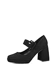 QUEEN HELENA Scarpe Chiuse Eleganti con Tacco con Plateau Donna ZM9516 (Nero, Numeric_37)