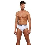 il granchio Slip Uomo Offerta 6 Pezzi (Bianco, 6/XL)