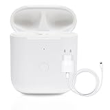 Custodia di ricarica compatibile con AirPods 1 e 2 Generazione, Wireless charging case con sincronizzazione Bluetooth, carica fino a 5 volte completa, custodia molto resistente