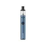 Eleaf iJust D20 Kit Sigaretta Elettronica a Tubo 30W per Svapo di Guancia - Pod Mod con Batteria Integrata 1500 mAh, Tiro Automatico e Regolabile, Refill Superiore, 3 Livelli di Potenza (DARK BLUE)