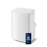 Electrolux EXP26U339AW Condizionatore portatile Comfort 600 bianco, leggero e compatto, gas ecosostenibile R290 [Classe di efficienza energetica A], Amazon Exclusive