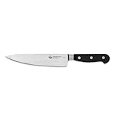 Ambrogio Sanelli, Maitre Coltello da Cucina Trinciante, Coltello Chef con Lama in Acciaio Inox all Azoto 19 cm e Manico Ergonomico, Coltelli da Cucina Professionali, Made in Italy