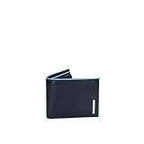 Piquadro Uomo in Pelle, Accessori da Viaggio-Portafogli Unisex-Adulto, Blu Notte, Talla única