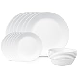 Corelle Set da tavola, Bianco, 18 unità