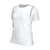 NIKE T-Shirt Dri-Fit Park 20, Bianco/Nero/Nero, L Uomo