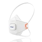 Dräger X-plore 1920 V | Set di 10 maschere antipolvere monouso con protezione FFP2 | Adatto a costruzione, fai da te, pittura | Taglia M/L