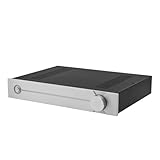 Ficher CJ-187 Preamplificatore Fai-da-Te Interamente in Alluminio Telaio Amplificatore Audio Scatola Decodificatore DAC Shell W430 H70 D310 Resistente Facile da Installare Facile da Usare NER