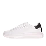 GUESS Vibo, Sneaker Uomo, Bianco, 43 EU