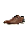 BULLBOXER Uomo 633k21101a Oxford, Blu notte Cognac, 41 EU