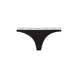 Calvin Klein Thong 000QD5043E Perizoma, Nero (Black), M Donna