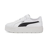 PUMA Karmen L, Sneaker Donna, White Black, 38 EU