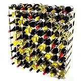 Cranville wine racks Classic pineta 72 Bottiglia e zincato Metallo Vino Rack autoassemblaggio