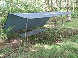 DD Hammocks - Tendalino in tela catramata, leggero, versatile e robusto, misure: 3 x 3 m, Coyote Brown