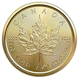 Silvern Metals 2021 1/10 oz Canada Maple Leaf .9999 Moneta d oro FDC in capsule premium Lighthouse Quadrum