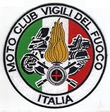 MAREL Patch Moto Club Vigili del Fuoco cm 13,5 Toppa Ricamata Ricamo termoad -099 Replica