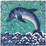 Kit Mosaico fai da te, 20x20cm, Delfino