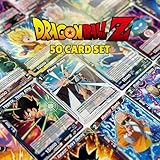 50 carte Dragonball Lot con 3 carta Holo – Dragon Ball Card Game – Inglese + Heartforcards® protezione spedizione