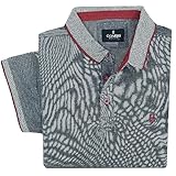 Polo Uomo Manica Corta Puro Cotone Oxford con Taschino e Bottone M L XL XXL XXXL (L, Blu, l)