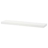 Ikea, mensola laccata, 110 cm, Bianco