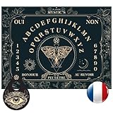 Majestic s Tavola Ouija in legno francese – Tavolo sì Ja con goccia in omaggio (40 cm x 30 cm)