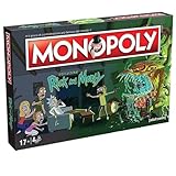 Winning Moves Monopoly Rick and Morty - giochi da tavolo, giochi da tavolo adulti, giochi da tavolo bambini, giochi da tavolo per 2, da 2 a 6 persone, età 8+