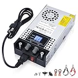 BOSYTRO Alimentatore regolabile 0-12V 0-50A 600W, trasformatore 220V a 12V Alimentatore switching per strisce LED, CCTV, stampanti 3D, radio, telecamera